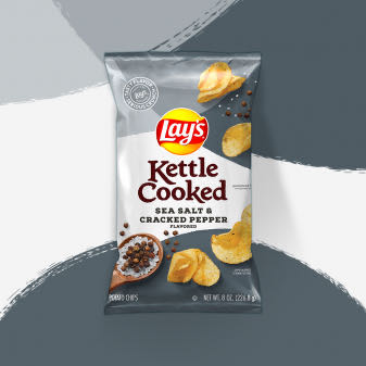 Lay’s Kettle Cooked Sea Salt & Cracked Pepper