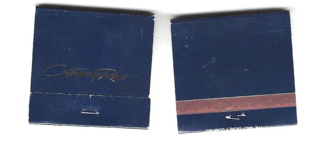 Contemporary Resort Blue Matchbook