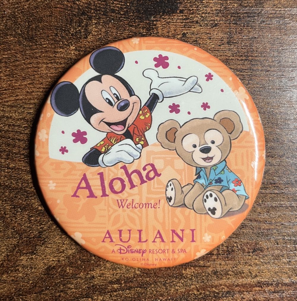Aulani Resort Welcome Button