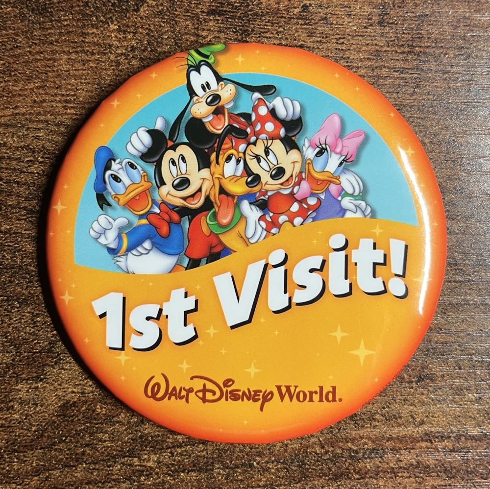 Walt Disney World 1st Visit Button
