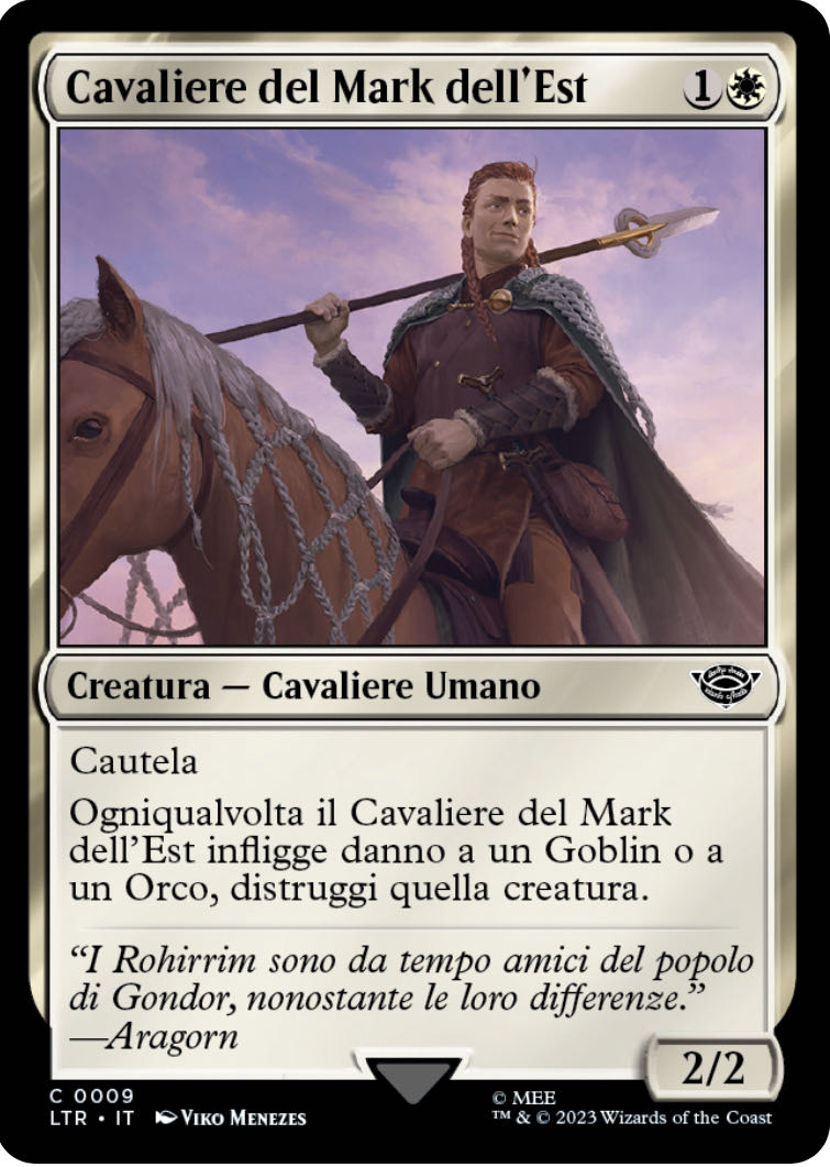 Cavaliere Del Mark Dell’est