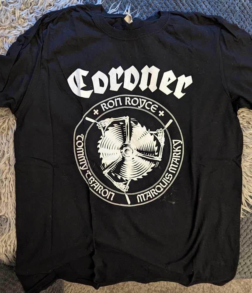 Coroner - Ron Royce Tommy Baron Marquis Marky - Shirt