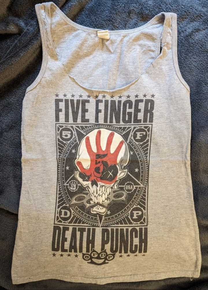 5 Finger Death Punch - Star Skull - Girlie Shirt