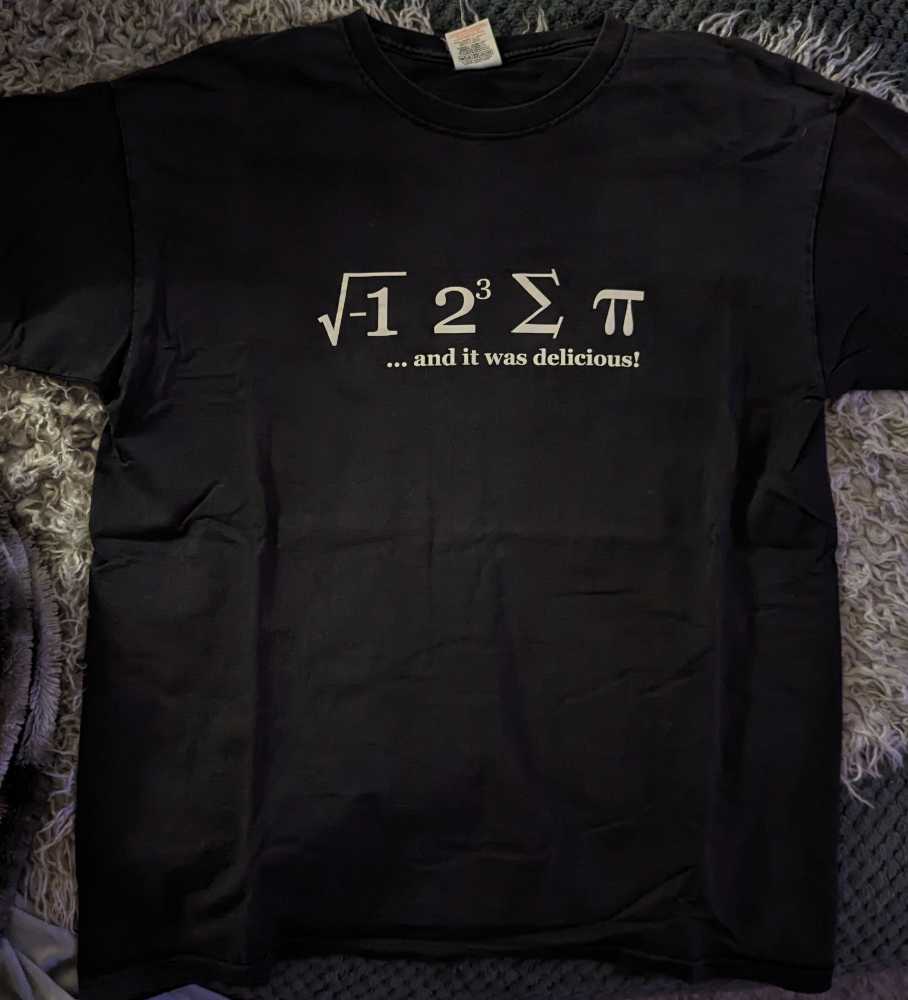 √-1 23 Σ π.... and it was delicious! - Shirt