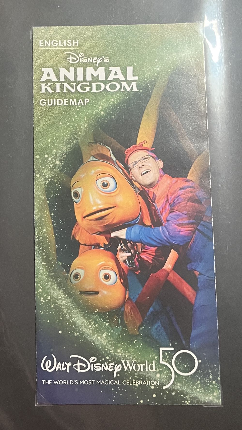 WDW 50th Anniversary Animal Kingdom Map