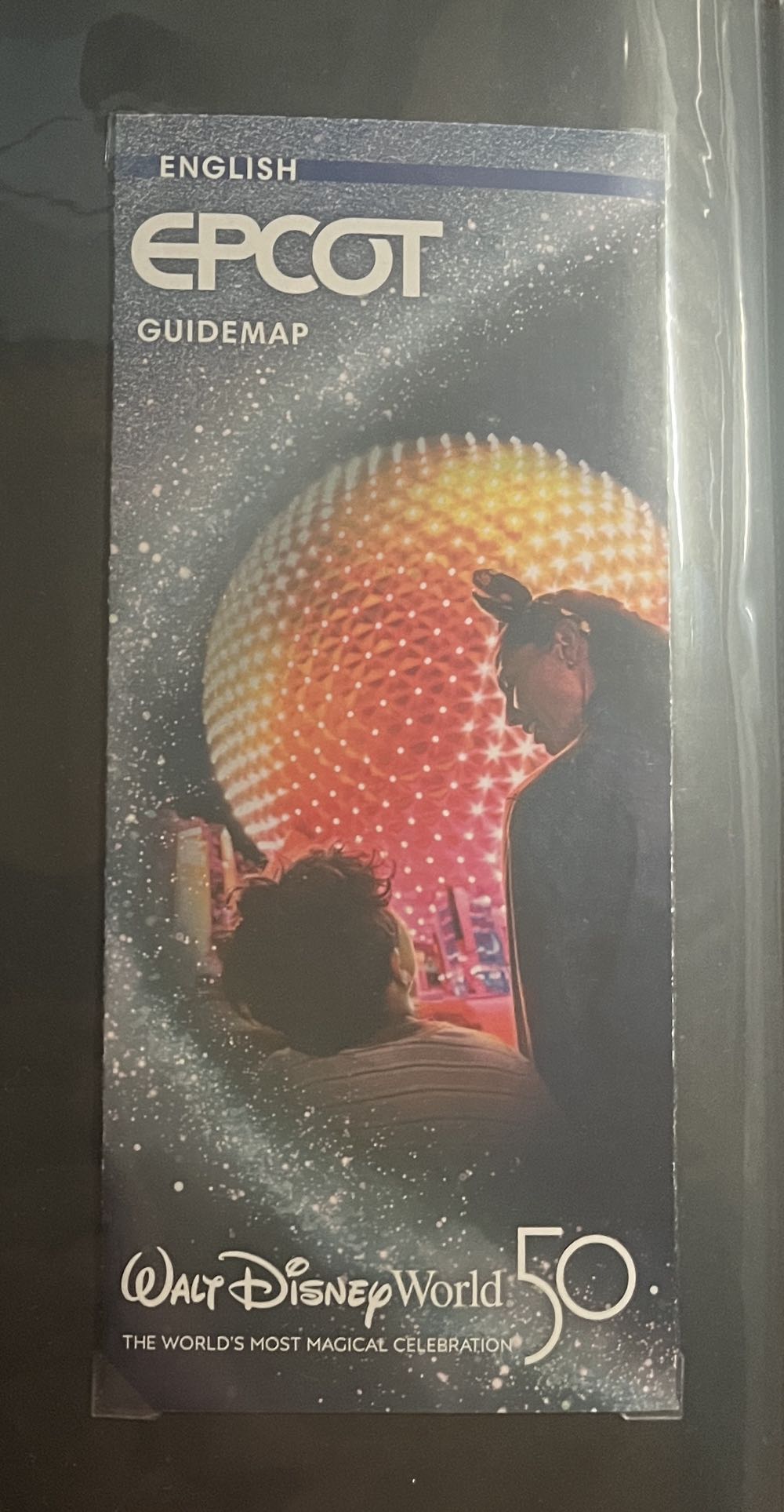 WDW 50th Anniversary EPCOT Map