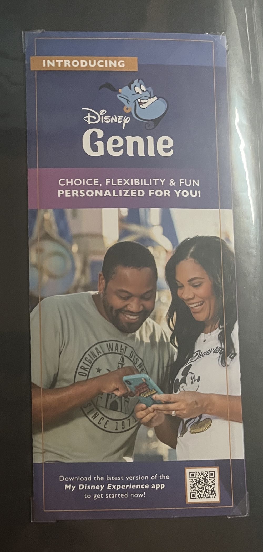 Disney Genie Introduction/Launch Brochure
