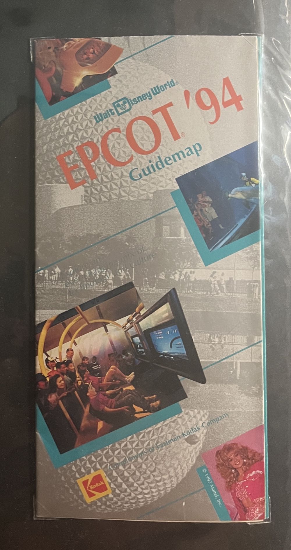 Epcot 94’ Guide Map, 1994