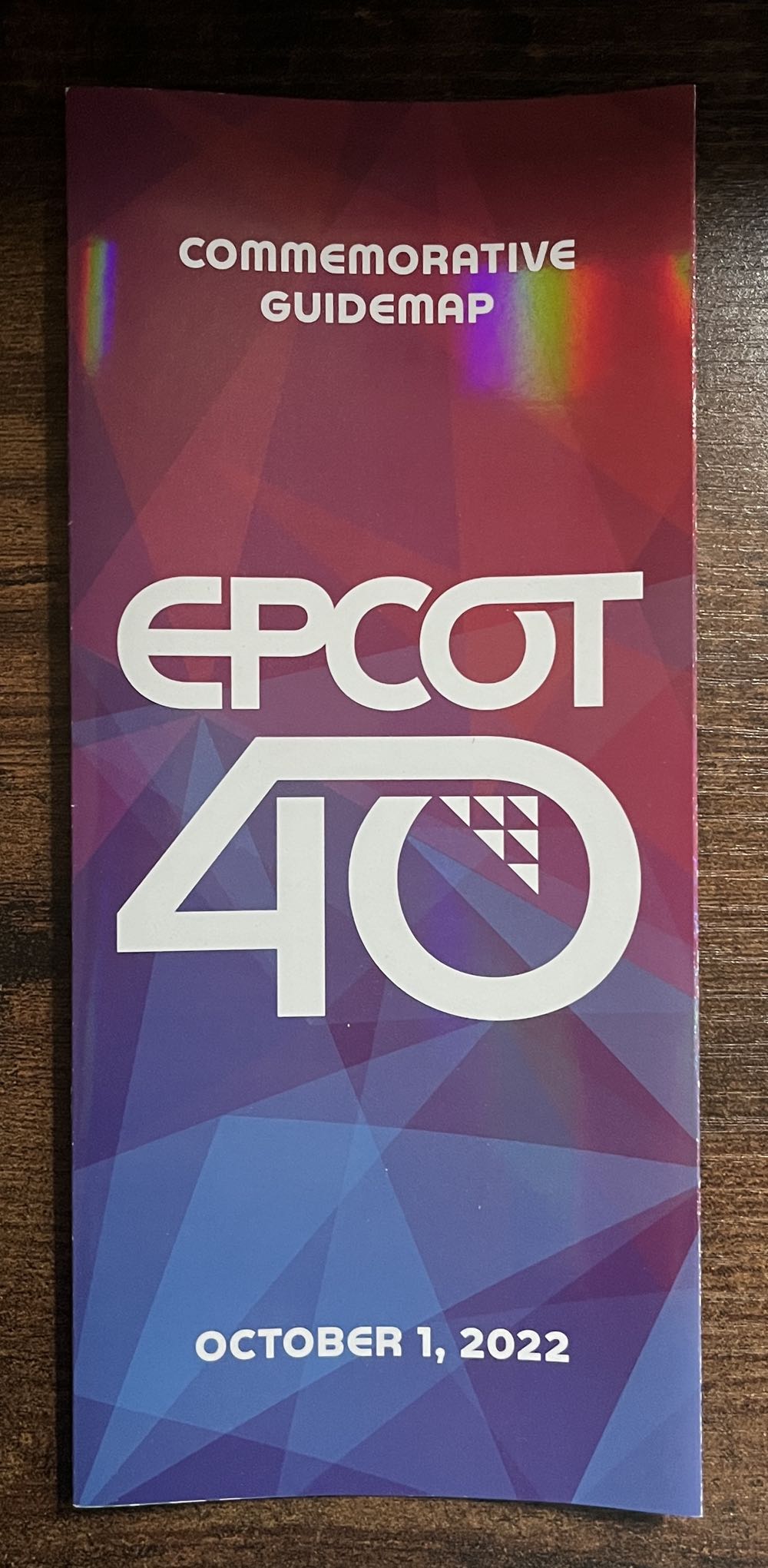 EPCOT 40th Anniversary Map