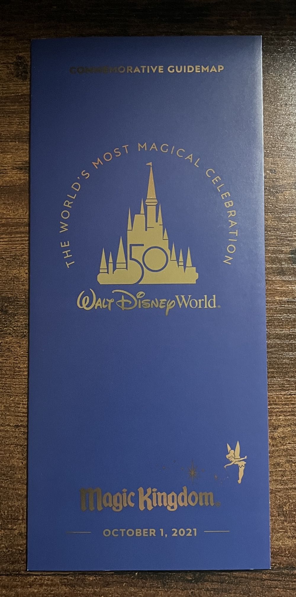Magic Kingdom 50th Anniversary Map