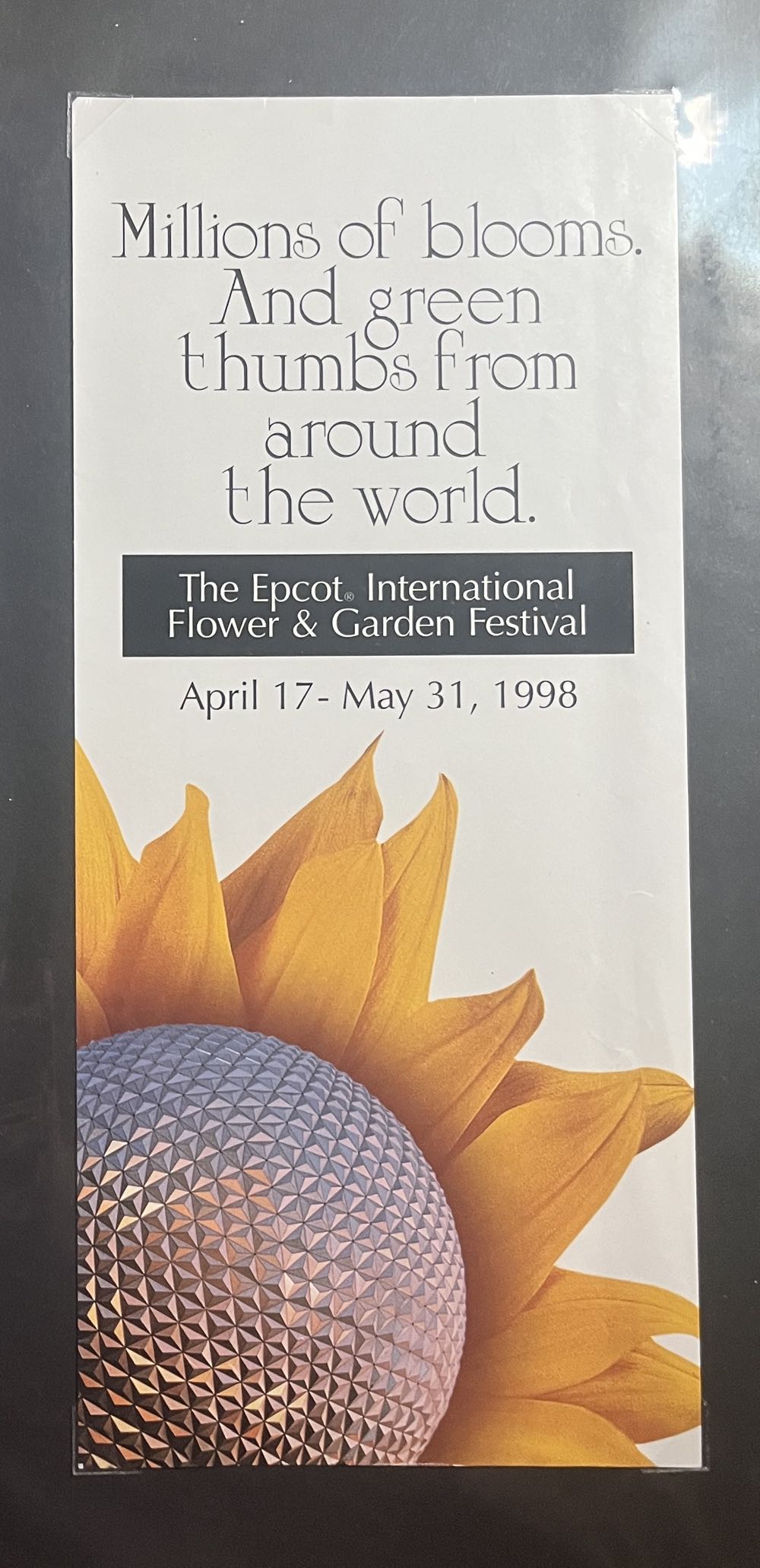 EPCOT International Flower And Garden Festival Brochure, 1998