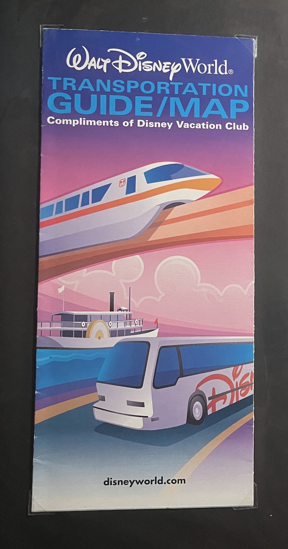 Walt Disney World Transportation Guide Brochure, 1990s
