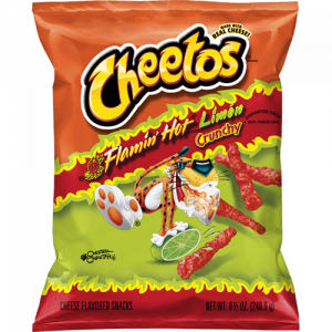 Cheetos Crunchy Flaming Hot Limon