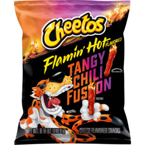 Cheetos Crunchy Flaming Hot Tangy Chili Fusion