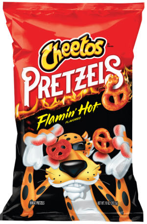 Cheetos Pretzels Flaming Hot
