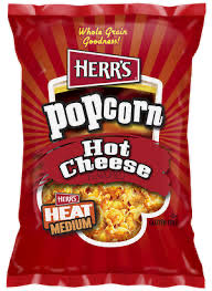 Herr’s Popcorn Hot Cheese