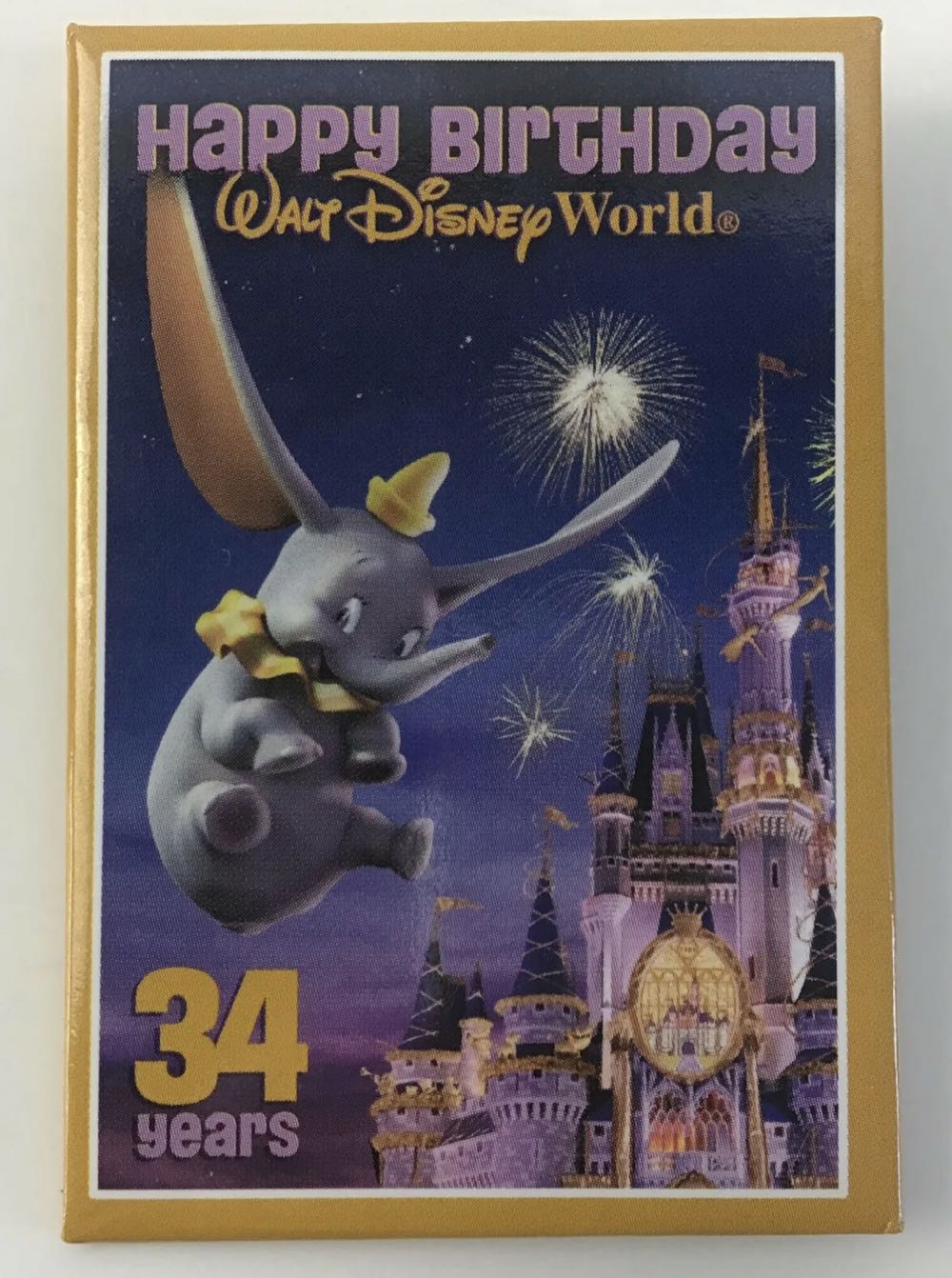Walt Disney World 34th Anniversary Button