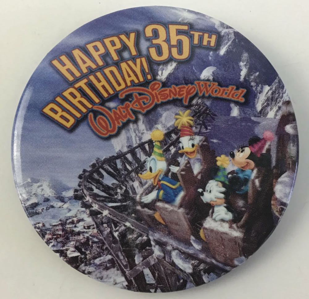 Walt Disney World 35th Anniversary Button