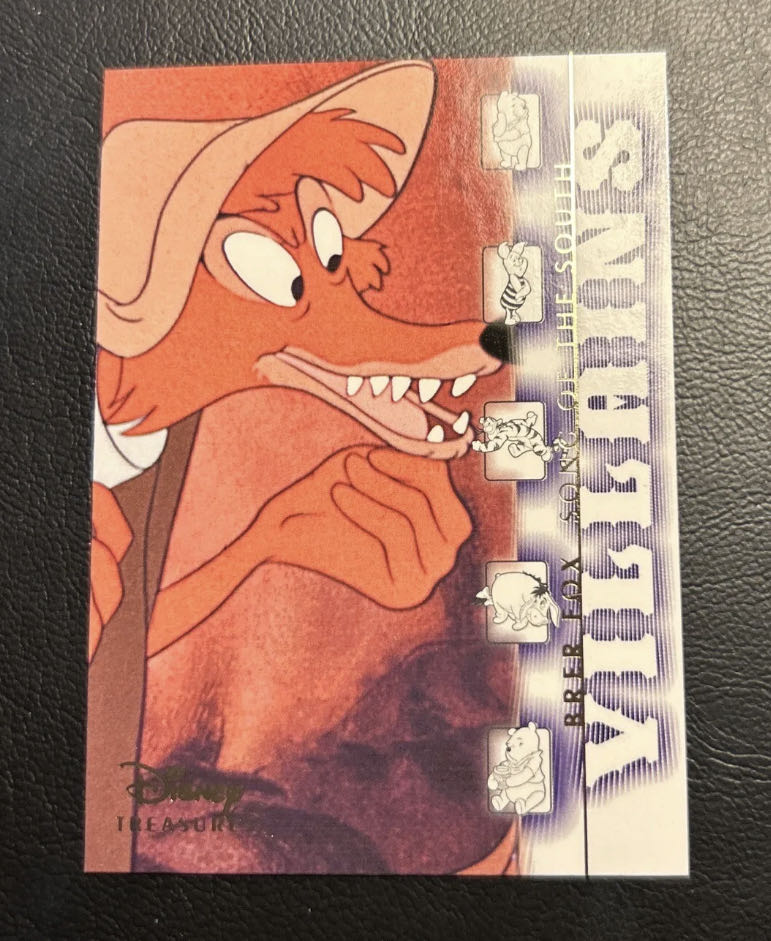 Song Of The South, Br’er Fox Disney Treasures Card