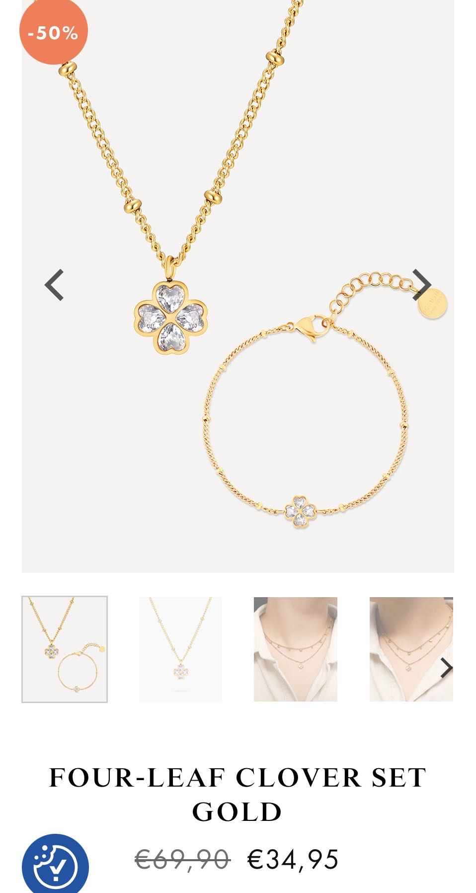 Four-Leave Clover Armband