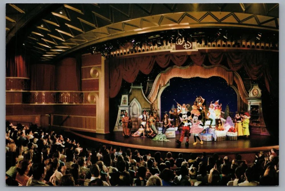Disney Cruise Line Disney Dreams Walt Disney Theatre Postcard