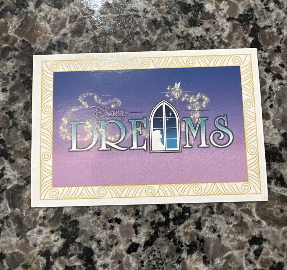 Disney Cruise Line Disney Dreams Trading Card