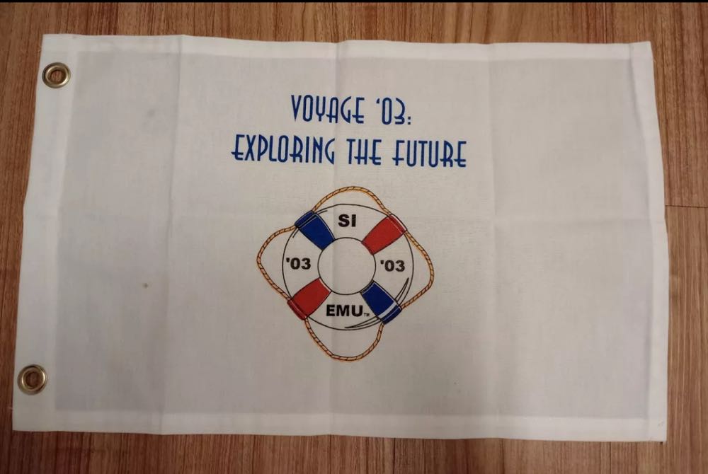 Disney Cruise Line Voyage 03’ Exploring The Future Ship Flag Prop