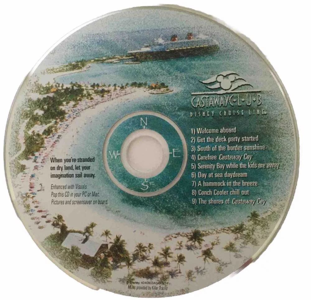 Disney Cruise Line Castaway Day Shoreside Survival Kit CD