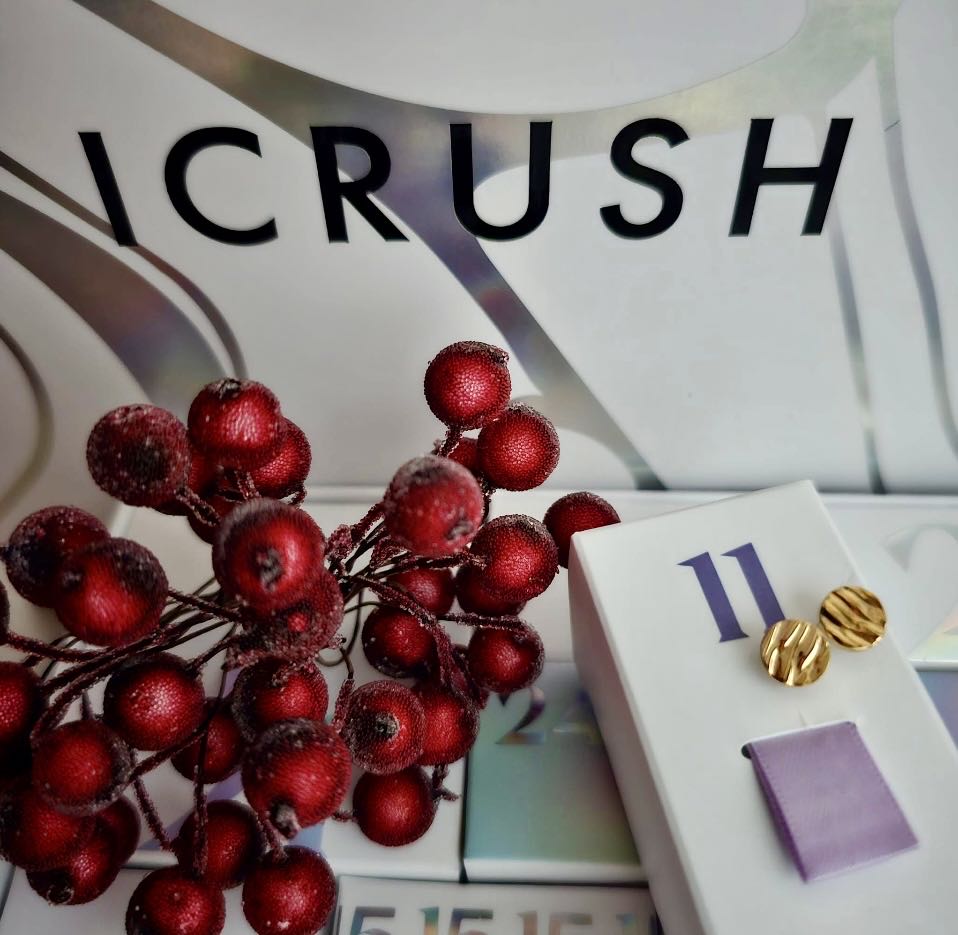 AK24 Wellen Ohrstecker rund