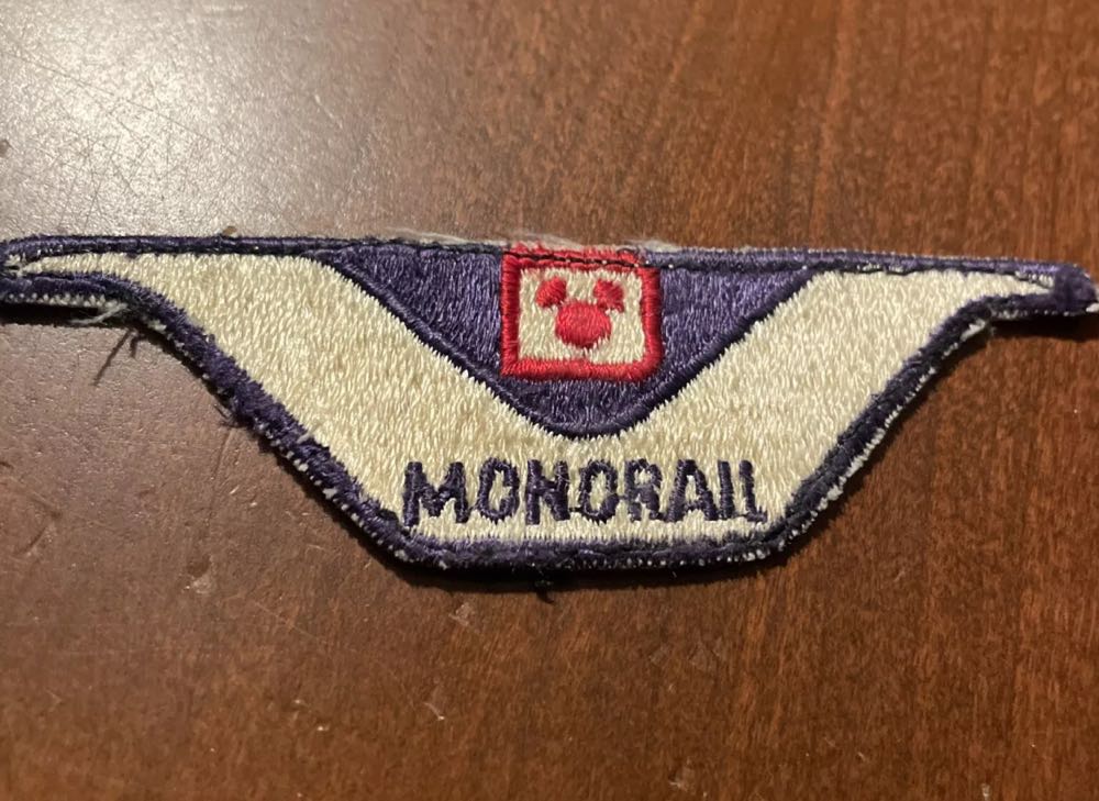 Walt Disney World Monorail Vintage Pilot Cast Member Costume Patch