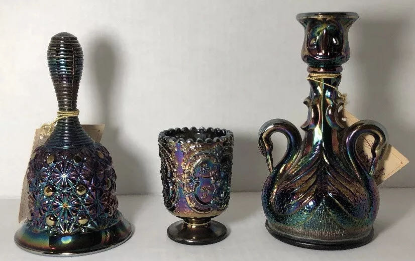 Fenton Carnival Glass (3pc Set)