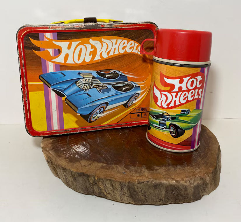 1969 Hot Wheels Lunchbox & Thermos