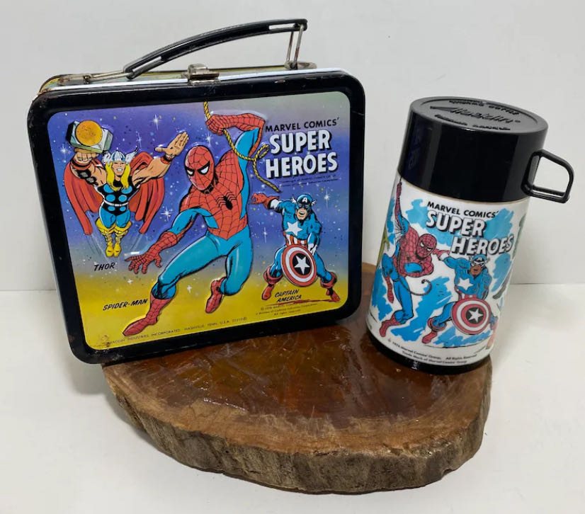 1976 Marvel Comics’ Superheroes Lunchbox & Thermos
