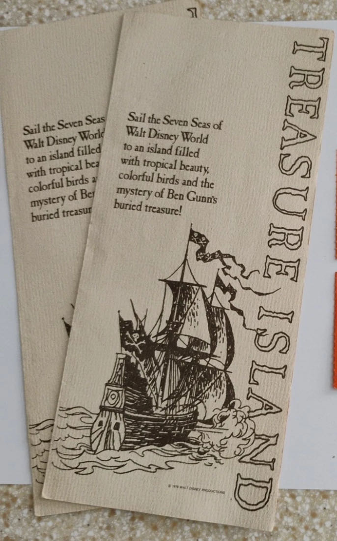 Treasure Island Brochure Map (1976)