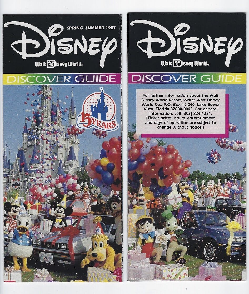 Walt Disney World Discover Guide (1987)