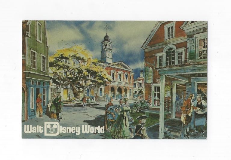 Liberty Square Vintage Postcard (1970)