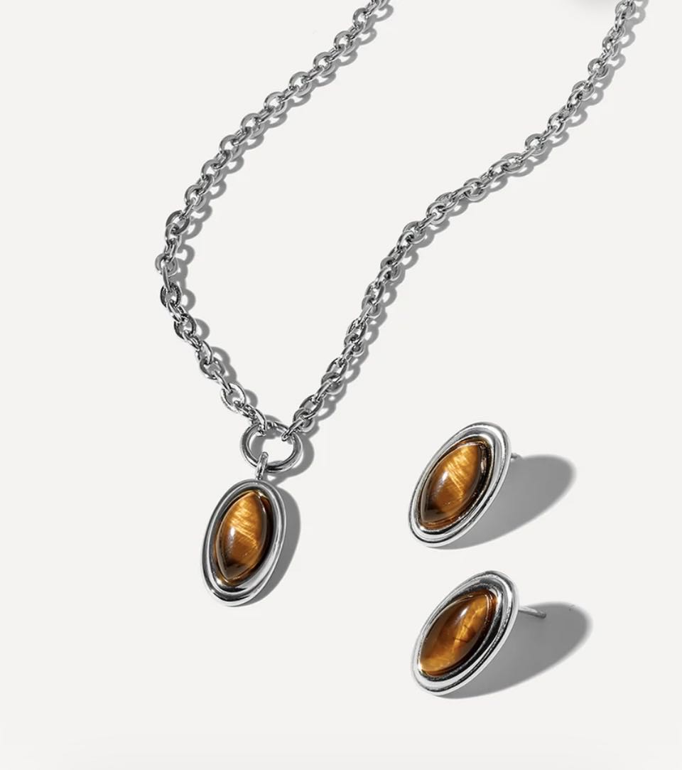 Abo 25/11 Tigerauge Kette