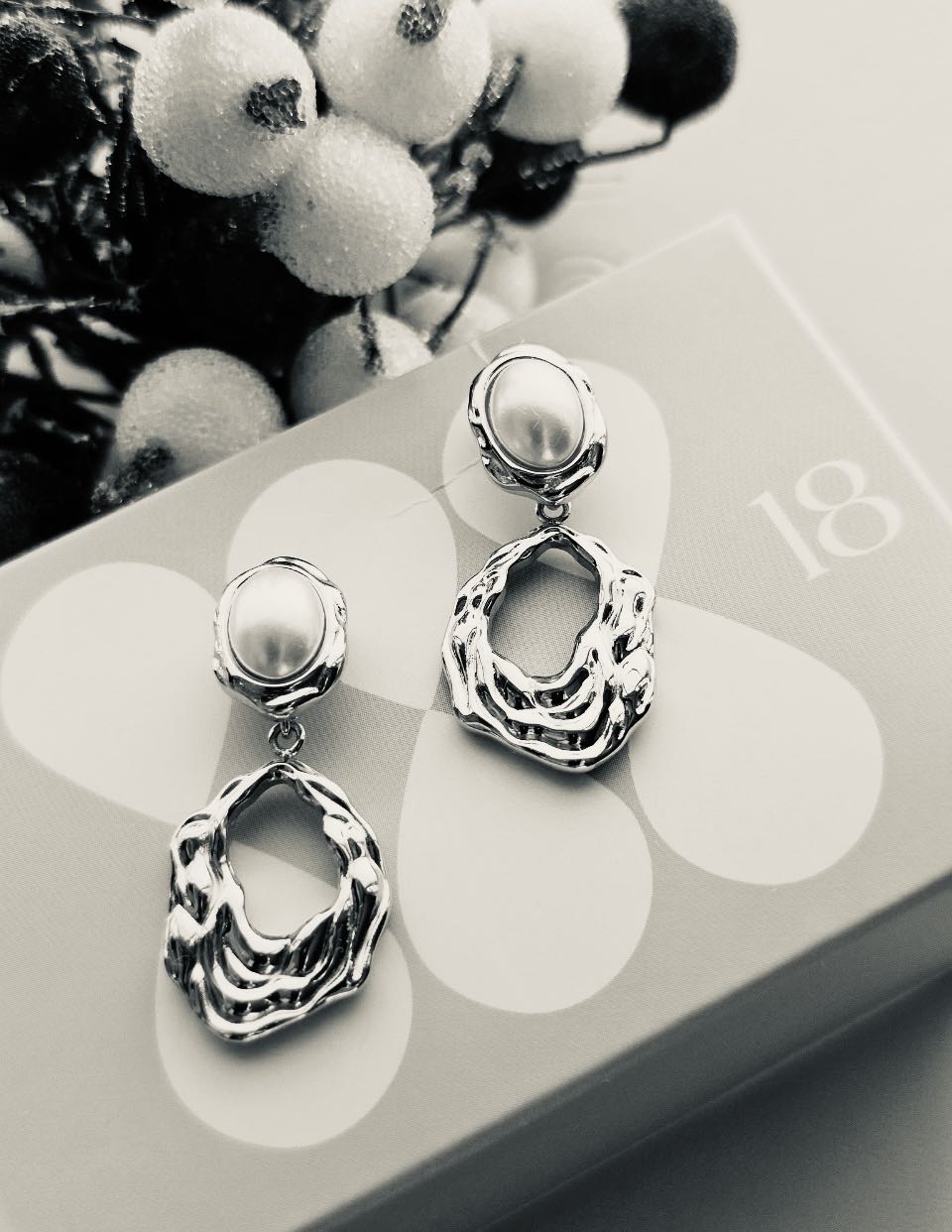 AK25 Muschel Ohrstecker