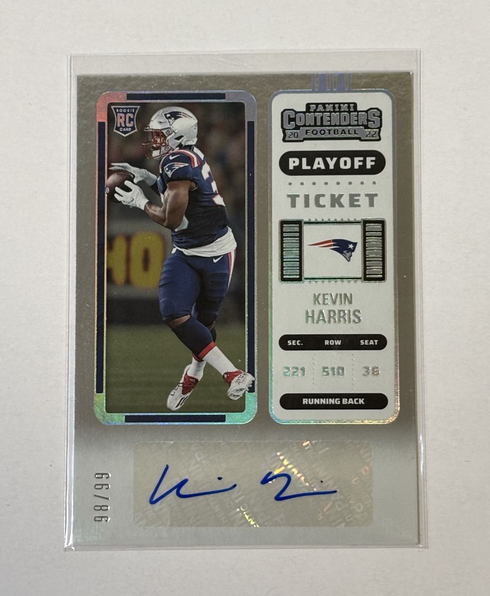 Kevin Harris Rookie Auto