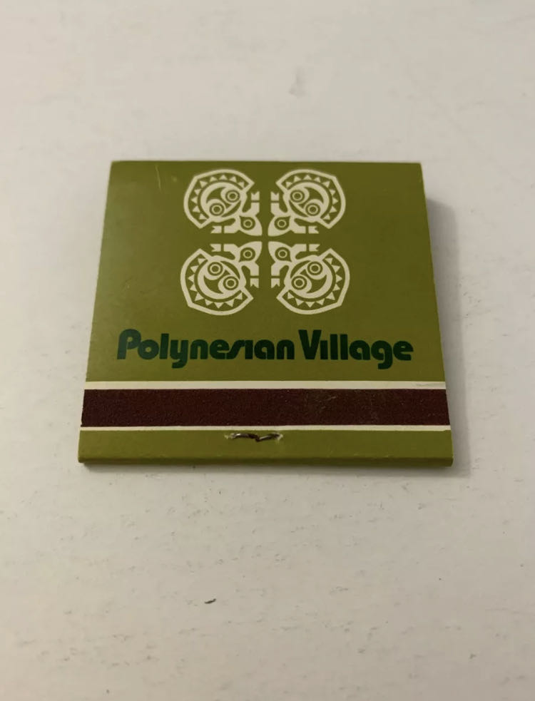 Polynesian Village Resort Matchbook (1970’s)