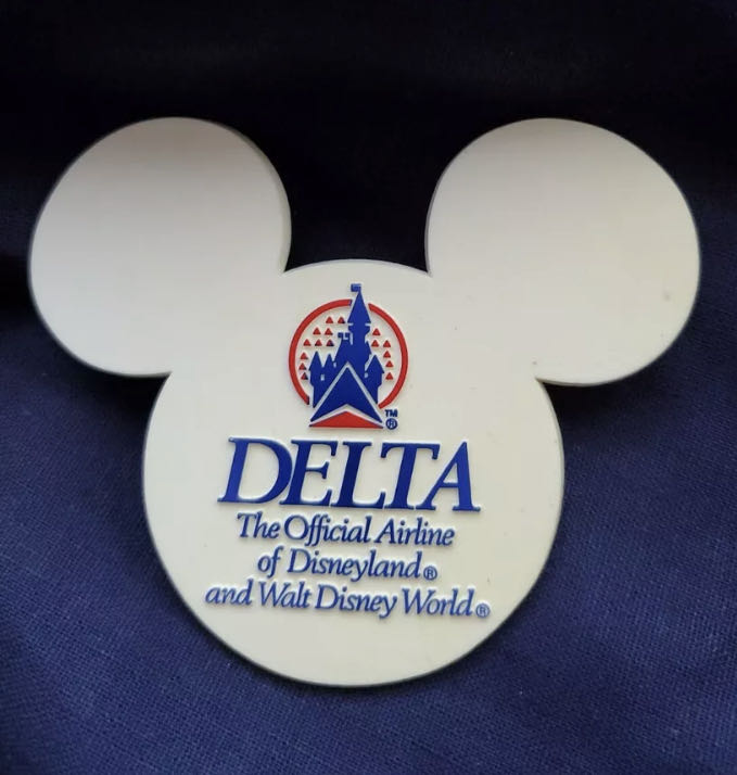 Delta Airlines and Disney Sponsorship Button
