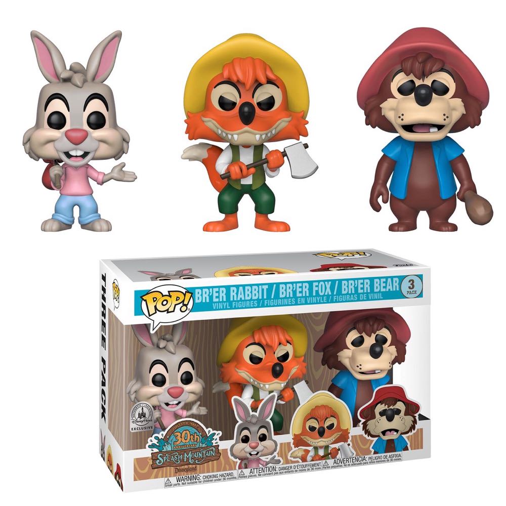 Splash Mountain 35th Funko 3-Pack