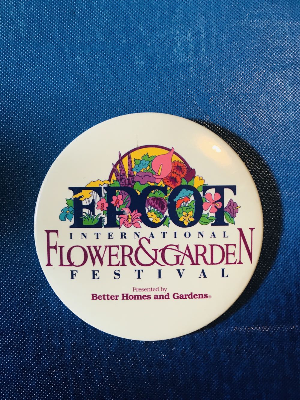 EPCOT Flower And Garden Festival Button Circle