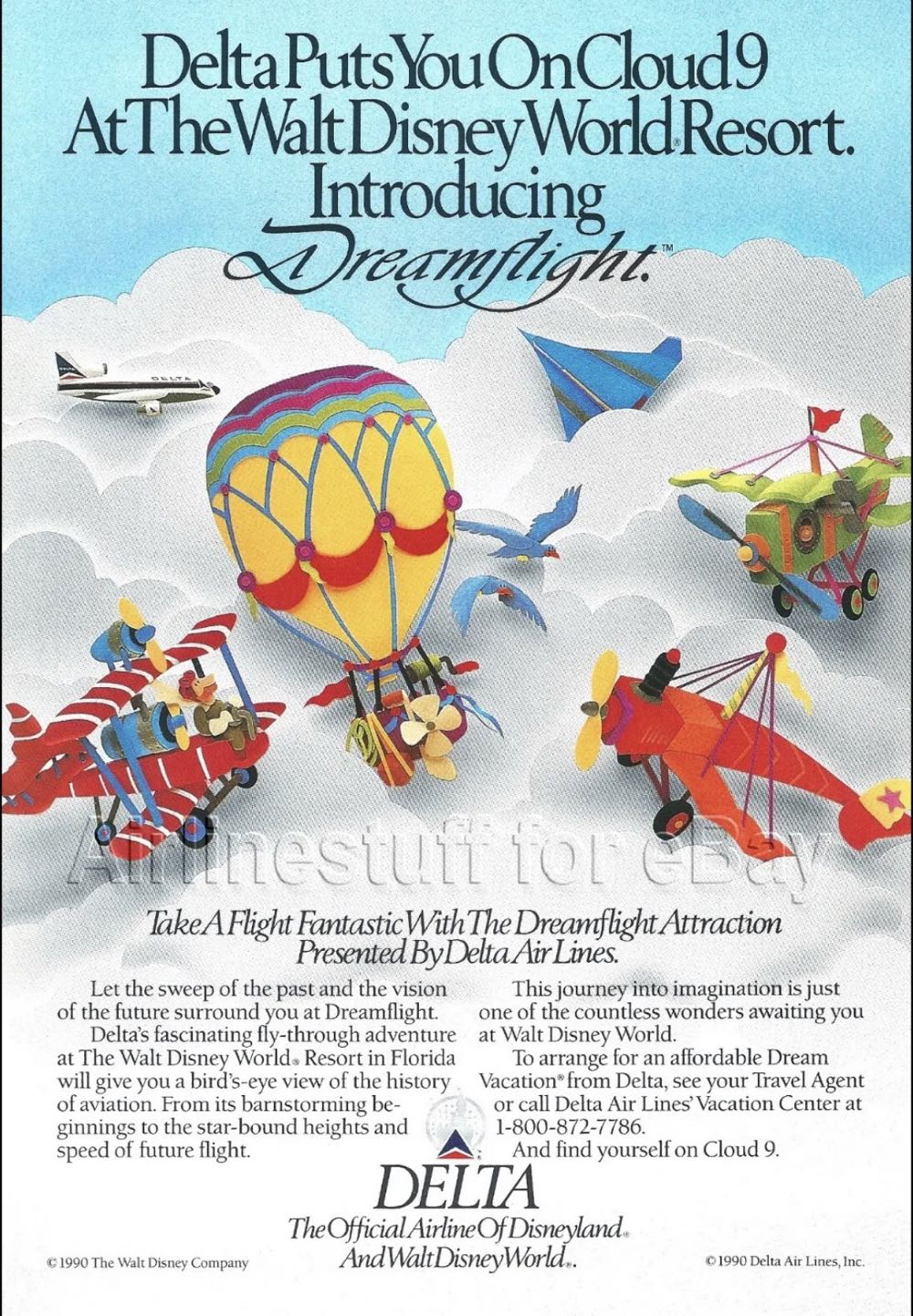 Delta Dreamflight Advertisement (1990)