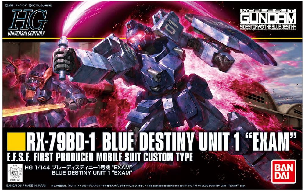 RX-79BD-1 Blue Destiny Unit 1 (Exam)