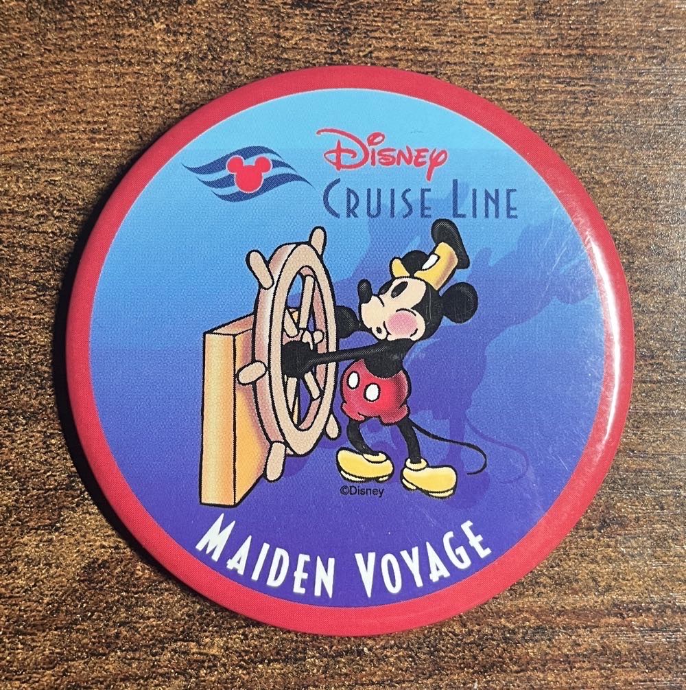 Disney Cruise Line Maiden Voyage Button