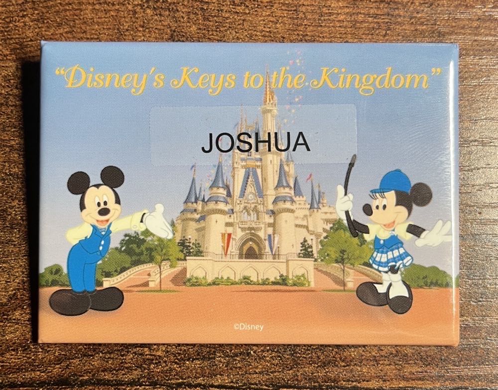 Keys To The Kingdom Tour Name Button