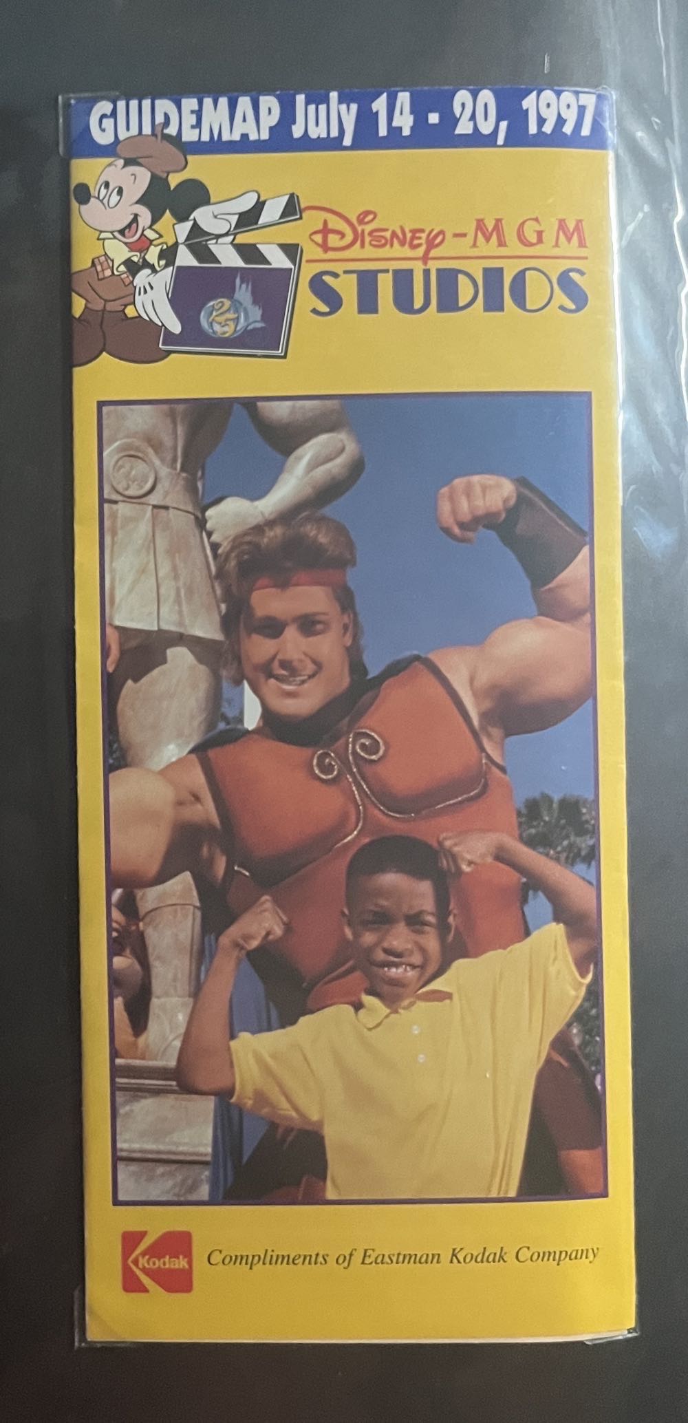 MGM Studios Guide Map, 1997