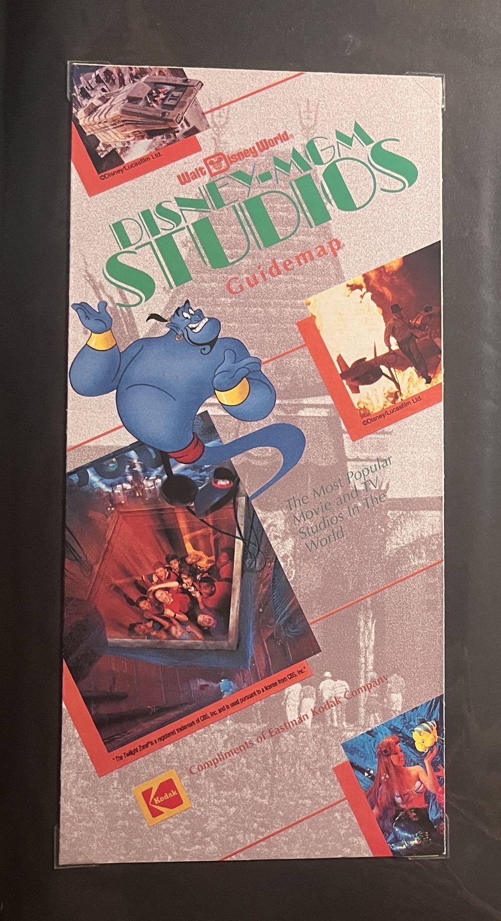MGM Studios Guide Map, 1990’s