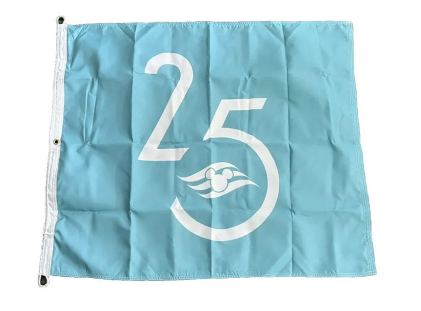 Disney Cruise Line 25th Anniversary Ship Flag Prop